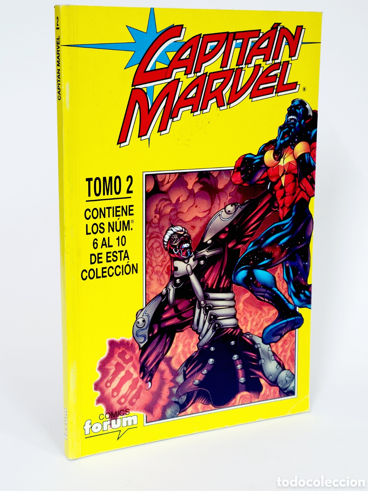 C&oacute;mics: C&Oacute;MIC EXCELENTE ESTADO CAPITAN MARVEL TOMO 2 RETAPADO 6 AL 10 FORUM MARVEL - Foto 1