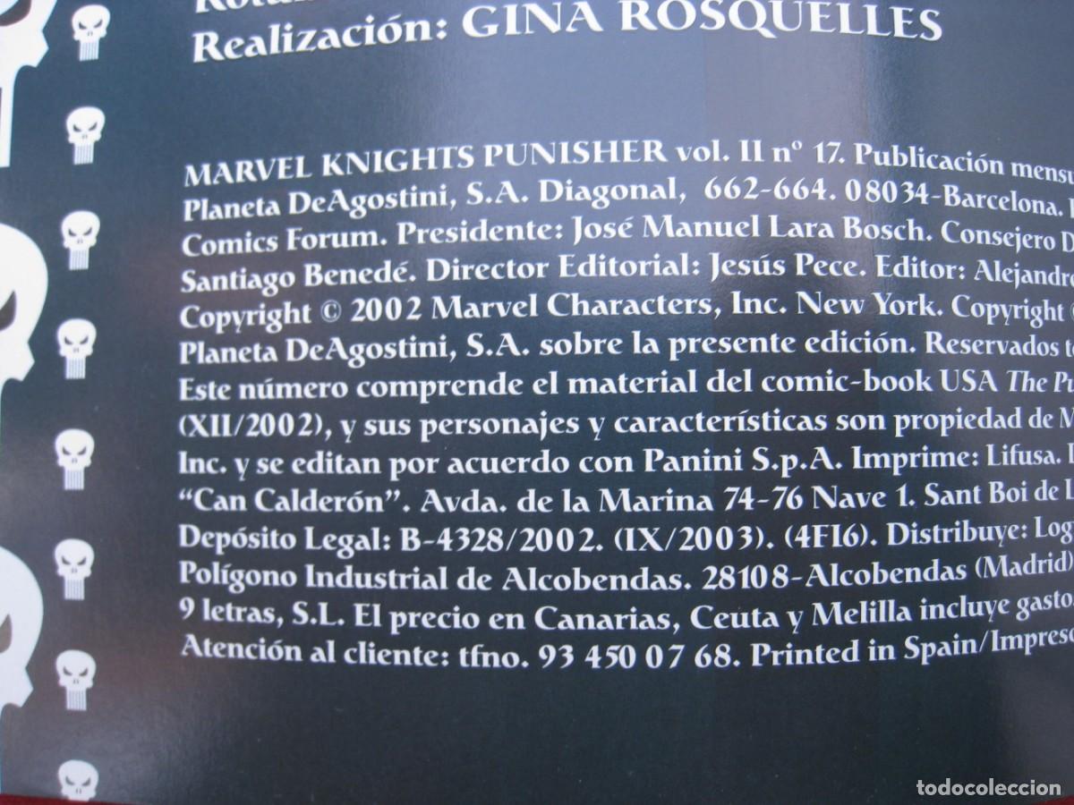 C&oacute;mics: MARVEL KNIGHTS - PUNISHER - VOL.2 - N&ordm; 17 - FORUM. - Foto 7