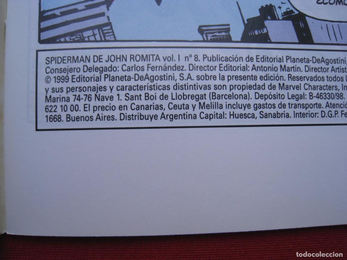 C&oacute;mics: SPIDERMAN - JOHN ROMITA - VOL.1 - N&ordm; 8 - FORUM. - Foto 7