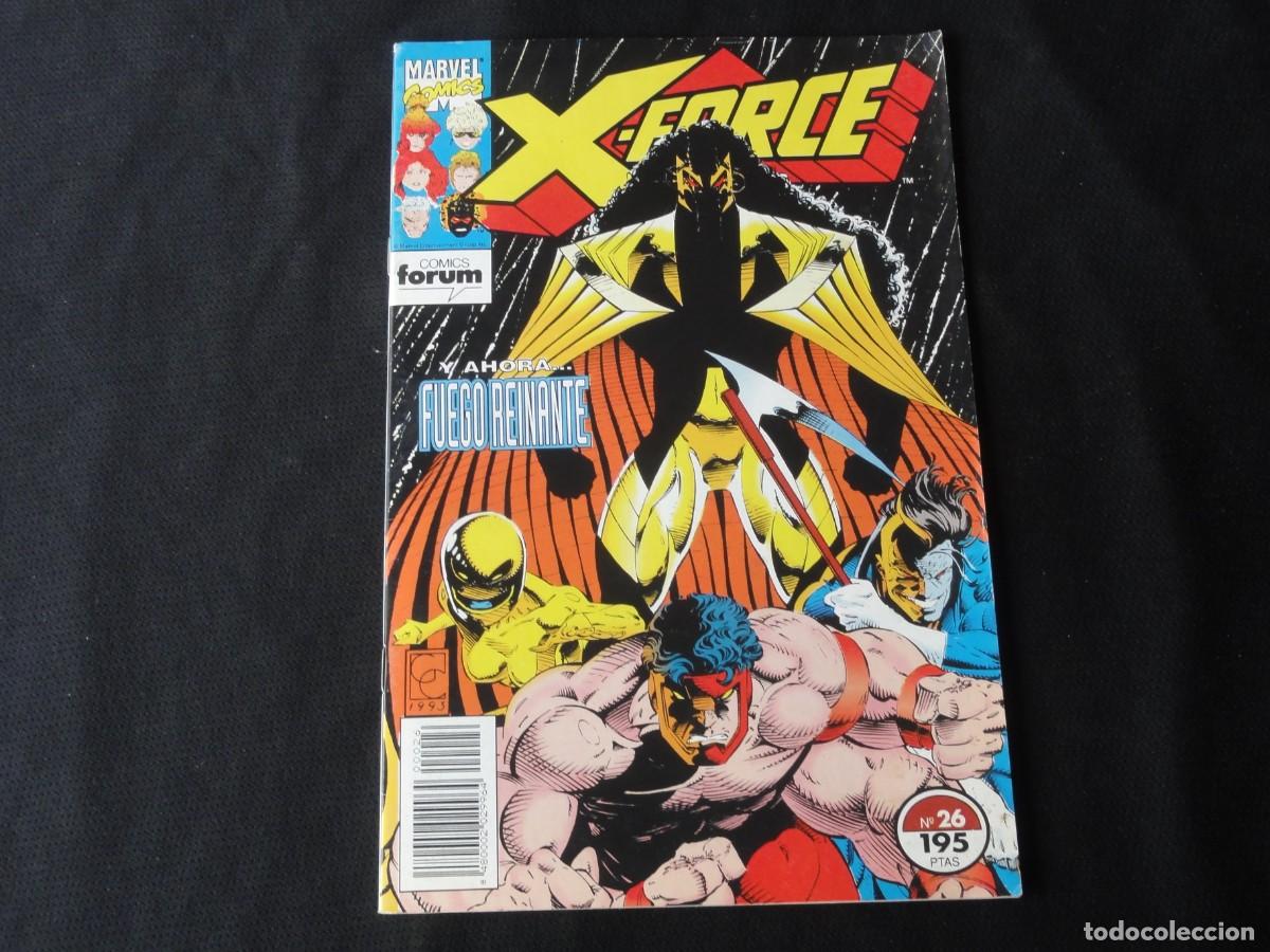 C&oacute;mics: X-FORCE. N&ordm; 26. A&Ntilde;O 1992-1995. MARVEL COMICS FORUM. C-9B - Foto 1