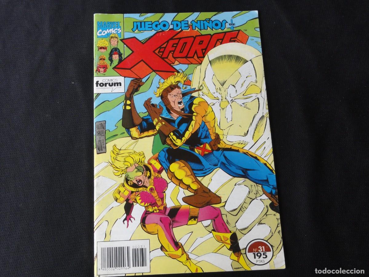 C&oacute;mics: X-FORCE. N&ordm; 31. A&Ntilde;O 1992-1995. MARVEL COMICS FORUM. C-9B - Foto 1