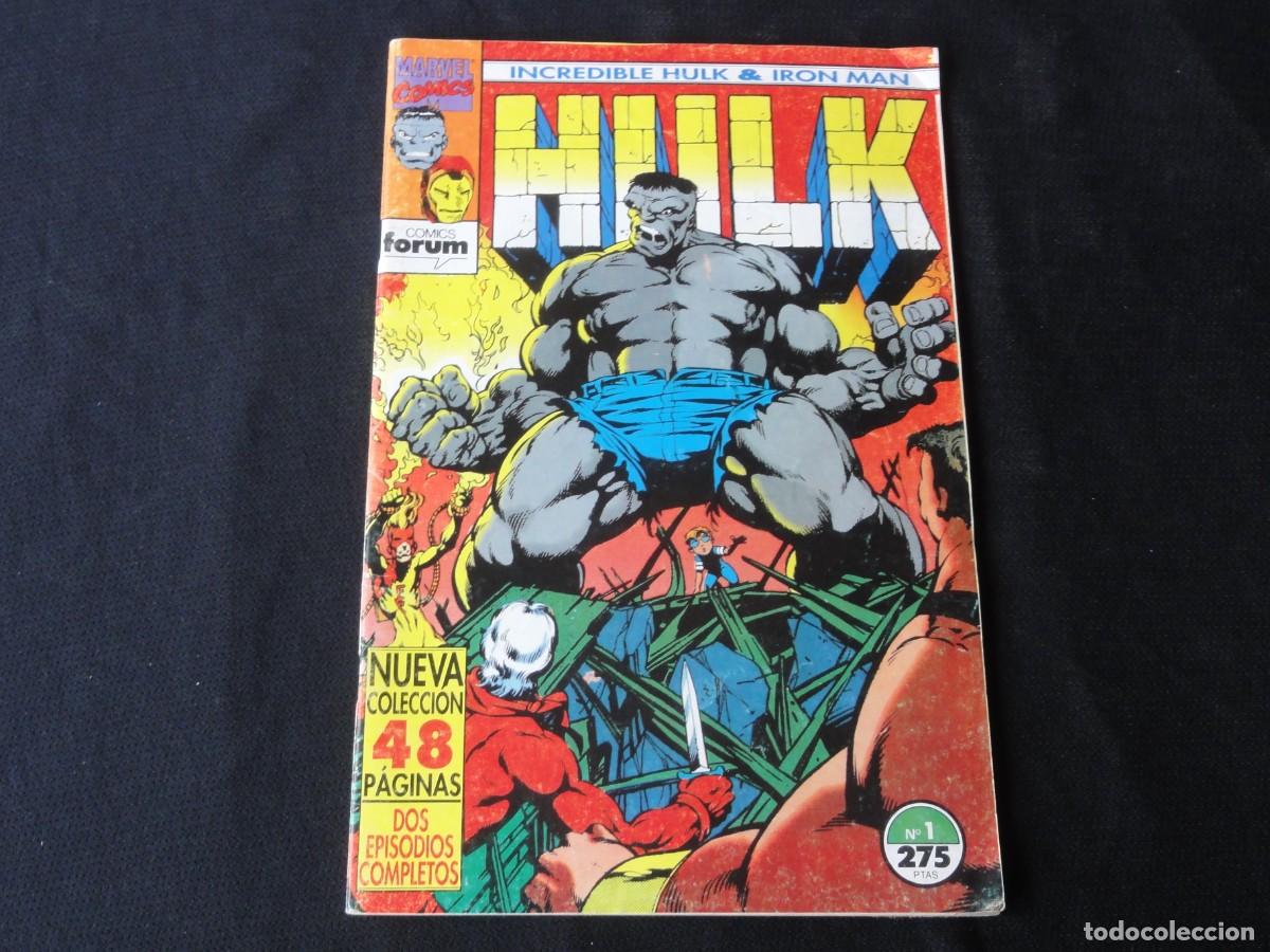 C&oacute;mics: HULK & IRON MAN. N&ordm; 1. A&Ntilde;O 1993. MARVEL COMICS FORUM. C-9B - Foto 1