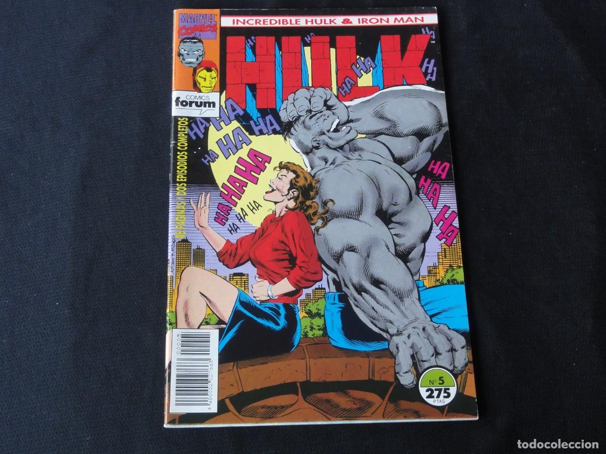 C&oacute;mics: HULK & IRON MAN. N&ordm; 5. A&Ntilde;O 1993. MARVEL COMICS FORUM. C-9B - Foto 1