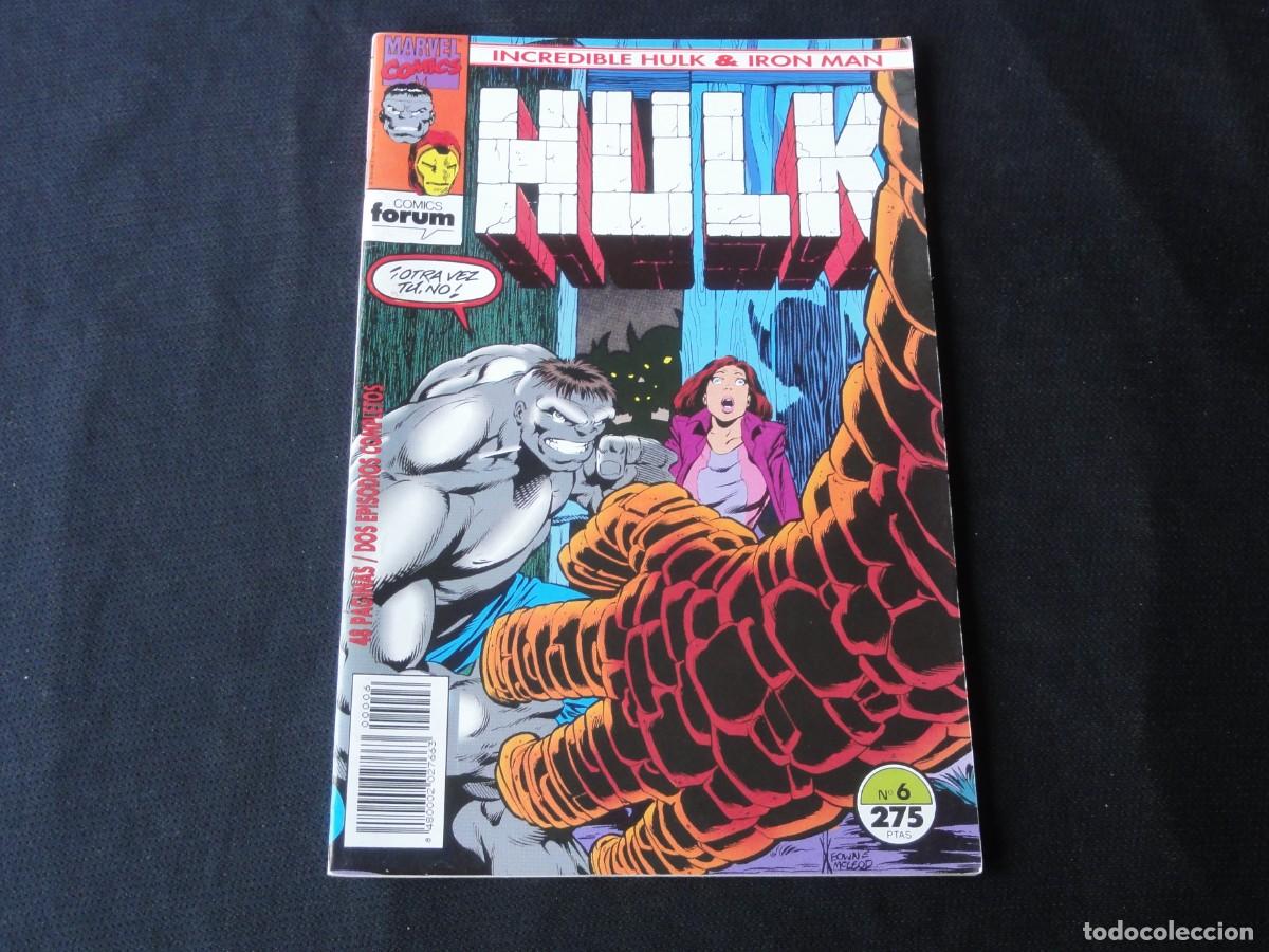 C&oacute;mics: HULK & IRON MAN. N&ordm; 6. A&Ntilde;O 1993. MARVEL COMICS FORUM. C-9B - Foto 1