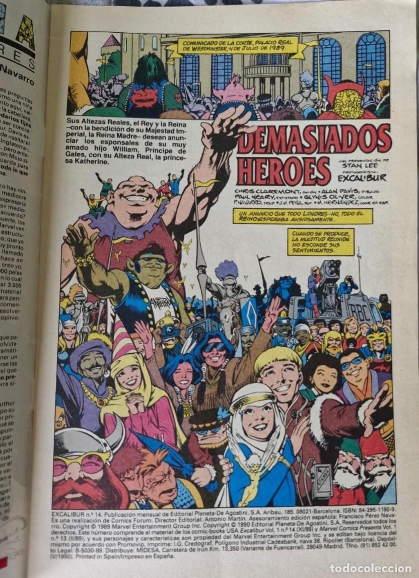 C&oacute;mics: EXCALIBUR 14 - VOL 1 - MARVEL COMICS - FORUM - Foto 3