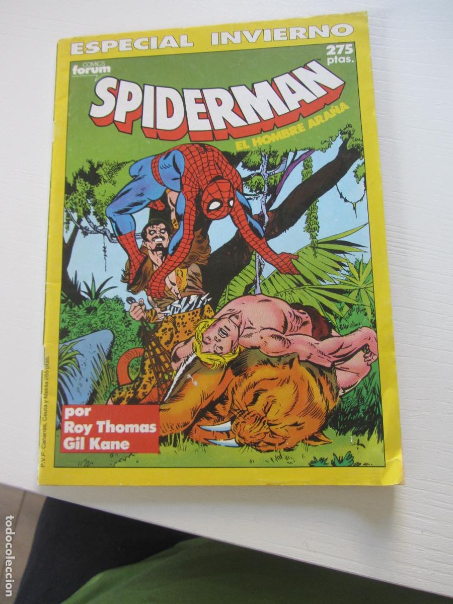 C&oacute;mics: SPIDERMAN ESPECIAL INVIERNO 1990 FORUM MARVEL arx29 - Foto 1