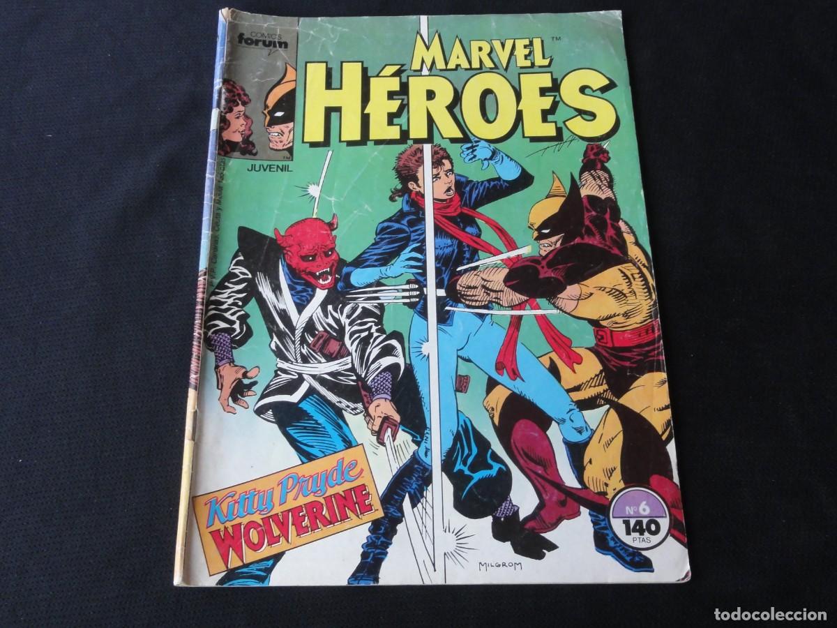 C&oacute;mics: MARVEL H&Eacute;ROES N&ordm; 6. A&Ntilde;O 1987-1993. MARVEL COMICS FORUM. C-13B - Foto 1