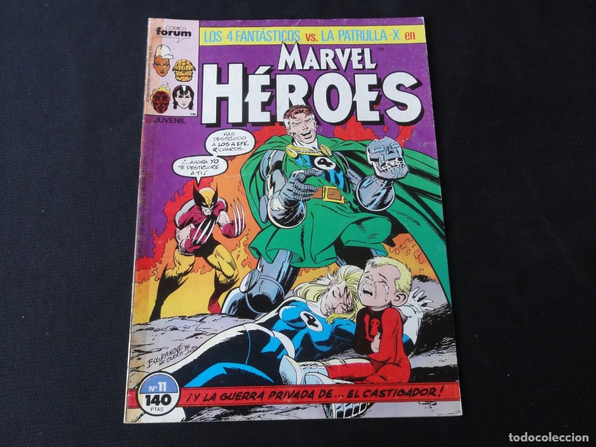 C&oacute;mics: MARVEL H&Eacute;ROES N&ordm; 11. A&Ntilde;O 1987-1993. MARVEL COMICS FORUM. C-13B - Foto 1