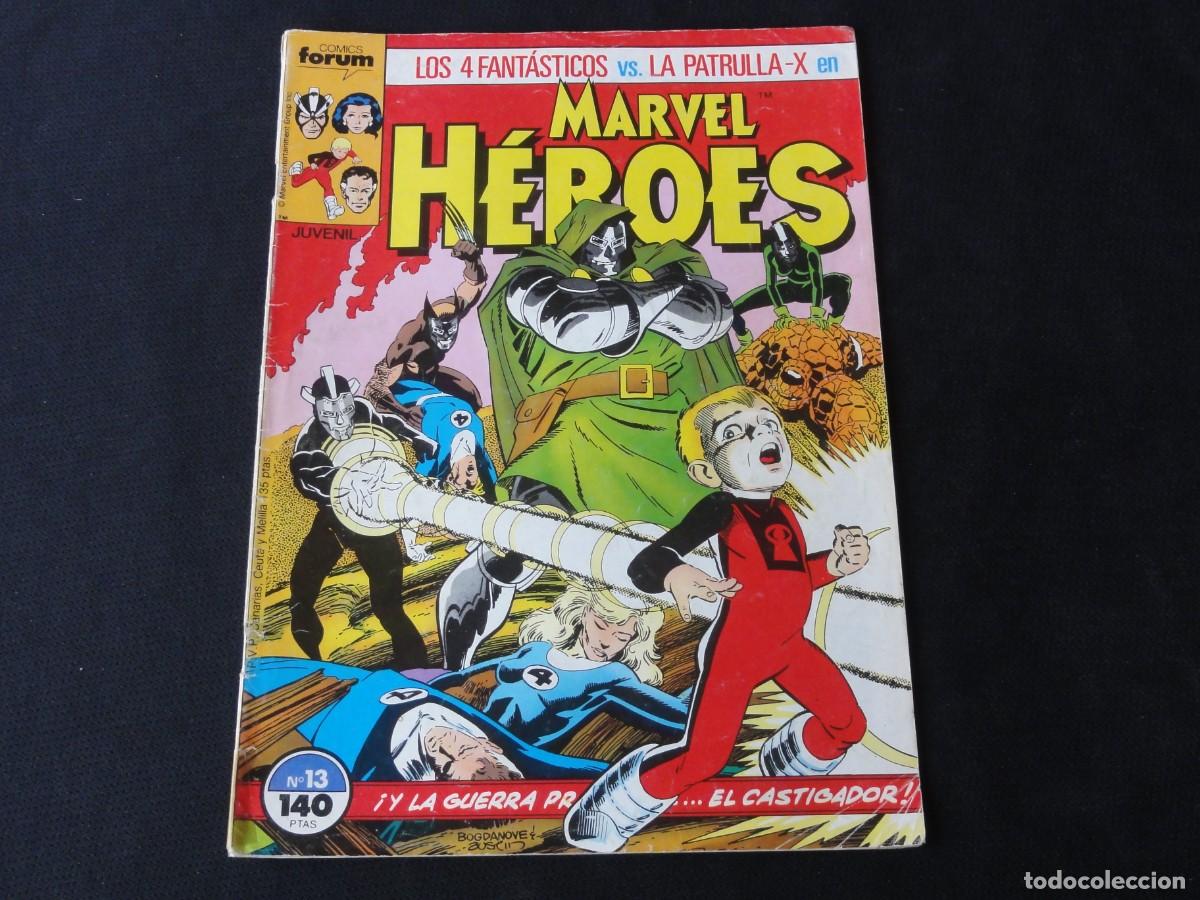 C&oacute;mics: MARVEL H&Eacute;ROES N&ordm; 13. A&Ntilde;O 1987-1993. MARVEL COMICS FORUM. C-13B - Foto 1