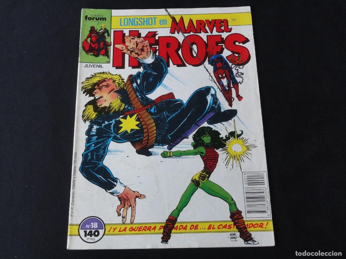 C&oacute;mics: MARVEL H&Eacute;ROES N&ordm; 18. A&Ntilde;O 1987-1993. MARVEL COMICS FORUM. C-13B - Foto 1