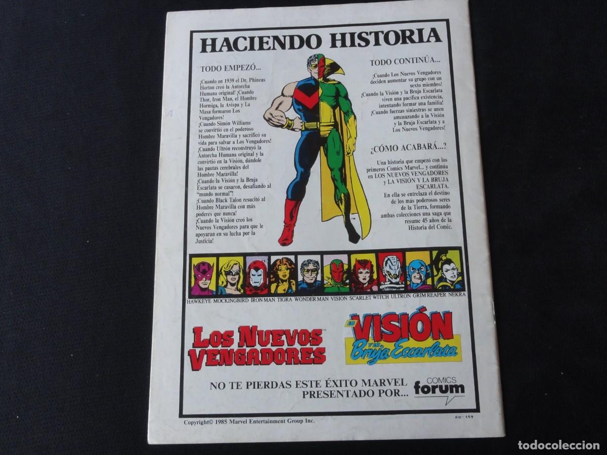 C&oacute;mics: MARVEL H&Eacute;ROES N&ordm; 18. A&Ntilde;O 1987-1993. MARVEL COMICS FORUM. C-13B - Foto 2