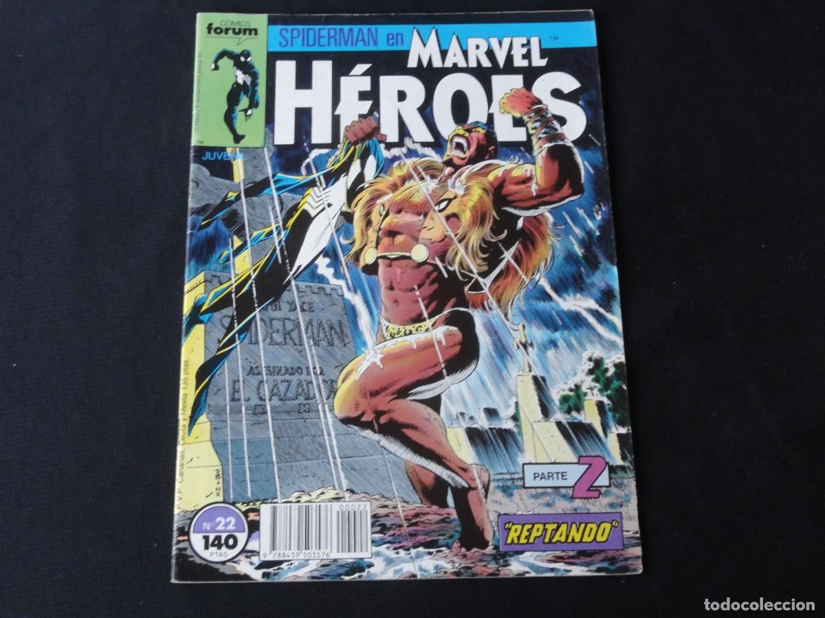C&oacute;mics: MARVEL H&Eacute;ROES N&ordm; 22. A&Ntilde;O 1987-1993. MARVEL COMICS FORUM. C-13B - Foto 1