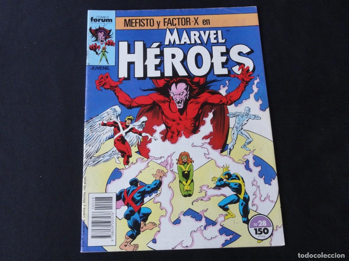 C&oacute;mics: MARVEL H&Eacute;ROES N&ordm; 28. A&Ntilde;O 1987-1993. MARVEL COMICS FORUM. C-13B - Foto 1