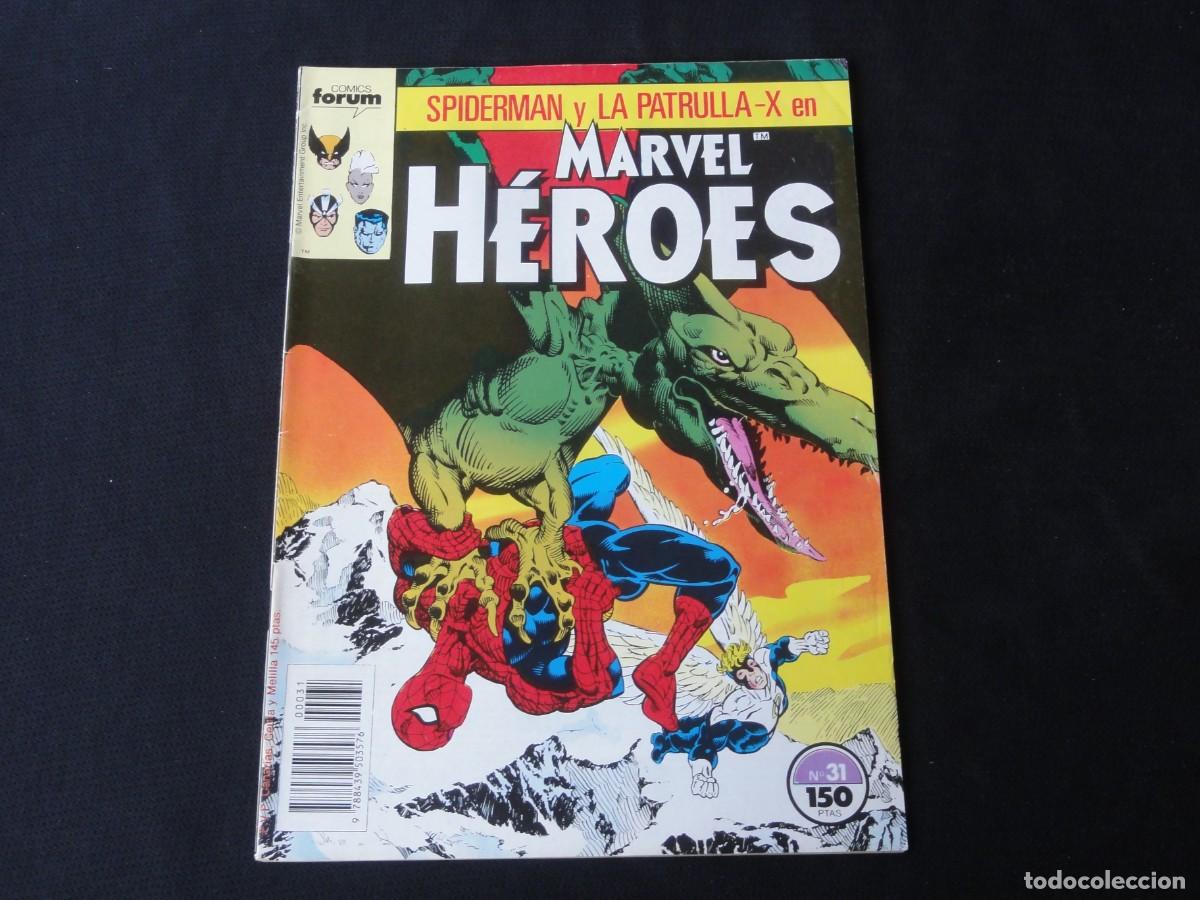 C&oacute;mics: MARVEL H&Eacute;ROES N&ordm; 31. A&Ntilde;O 1987-1993. MARVEL COMICS FORUM. C-13B - Foto 1