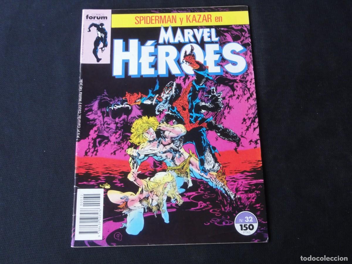C&oacute;mics: MARVEL H&Eacute;ROES N&ordm; 32. A&Ntilde;O 1987-1993. MARVEL COMICS FORUM. C-13B - Foto 1