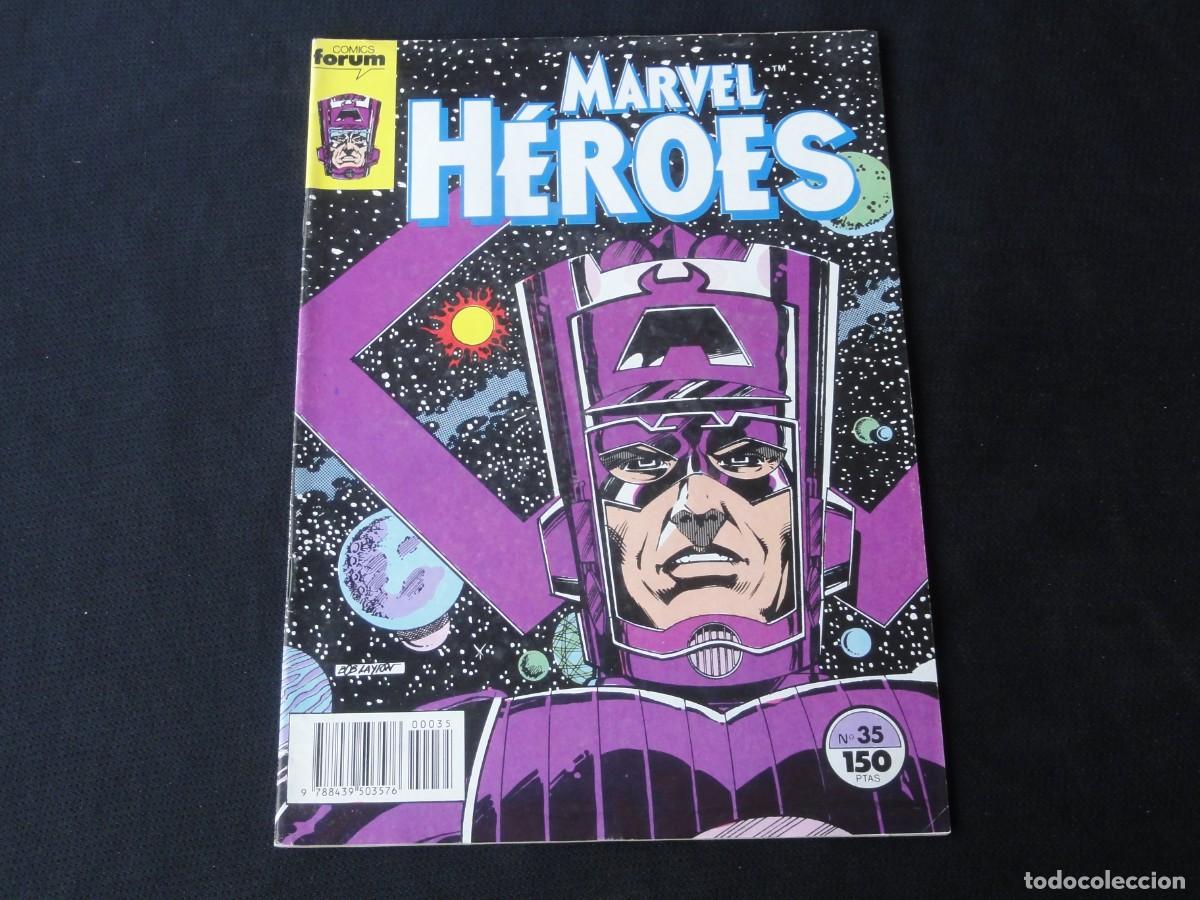 C&oacute;mics: MARVEL H&Eacute;ROES N&ordm; 35. A&Ntilde;O 1987-1993. MARVEL COMICS FORUM. C-13B - Foto 1