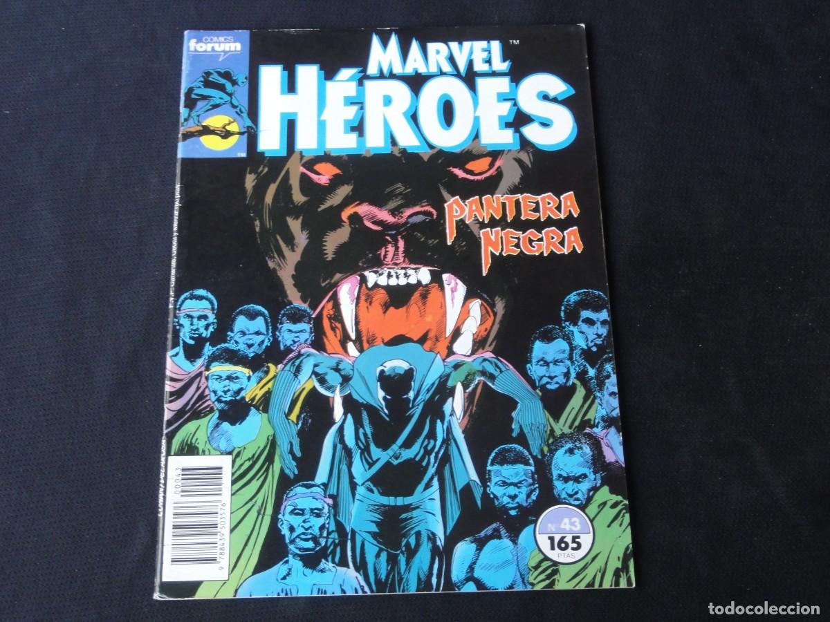 C&oacute;mics: MARVEL H&Eacute;ROES N&ordm; 43. A&Ntilde;O 1987-1993. MARVEL COMICS FORUM. C-13B - Foto 1