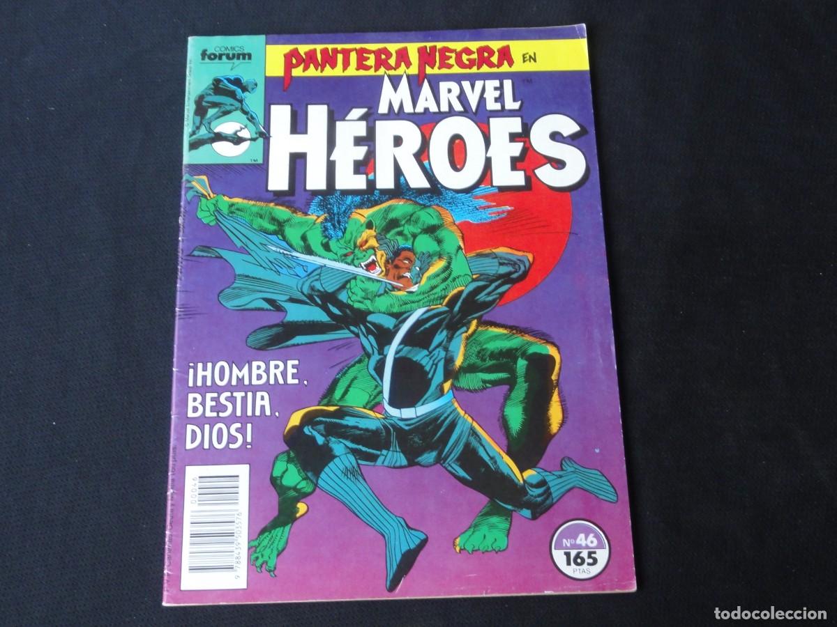 C&oacute;mics: MARVEL H&Eacute;ROES N&ordm; 46. A&Ntilde;O 1987-1993. MARVEL COMICS FORUM. C-13B - Foto 1