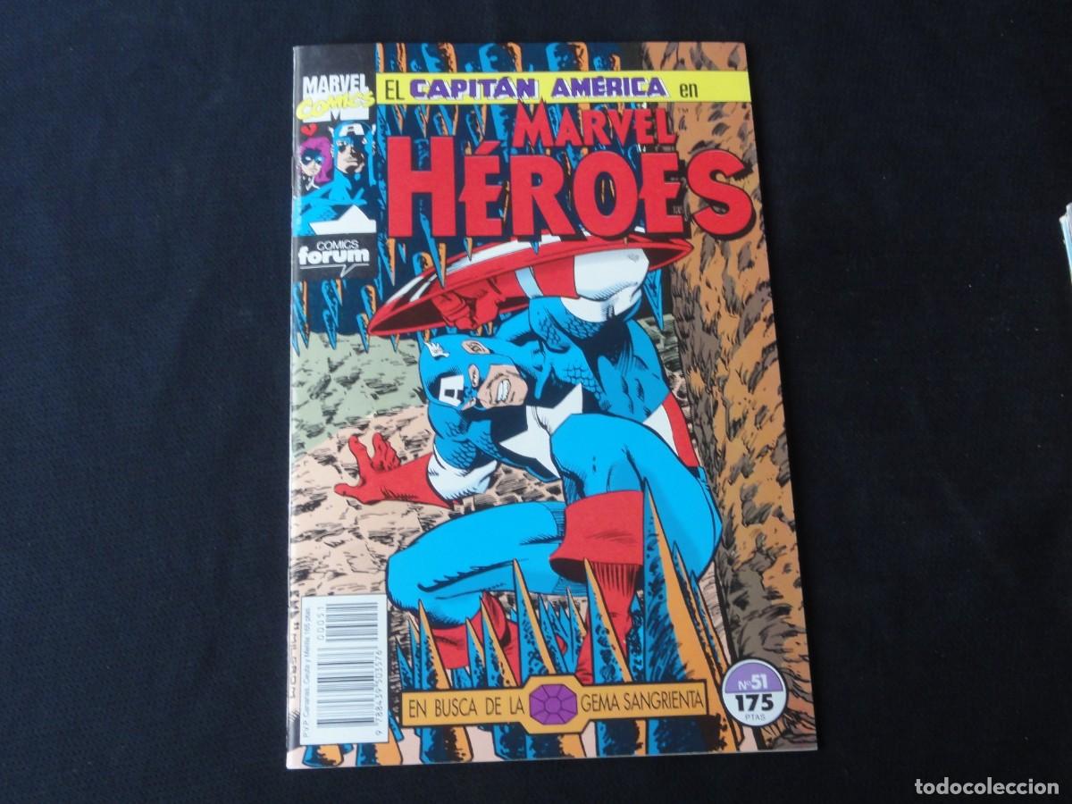 C&oacute;mics: MARVEL H&Eacute;ROES N&ordm; 51. A&Ntilde;O 1987-1993. MARVEL COMICS FORUM. C-13B - Foto 1