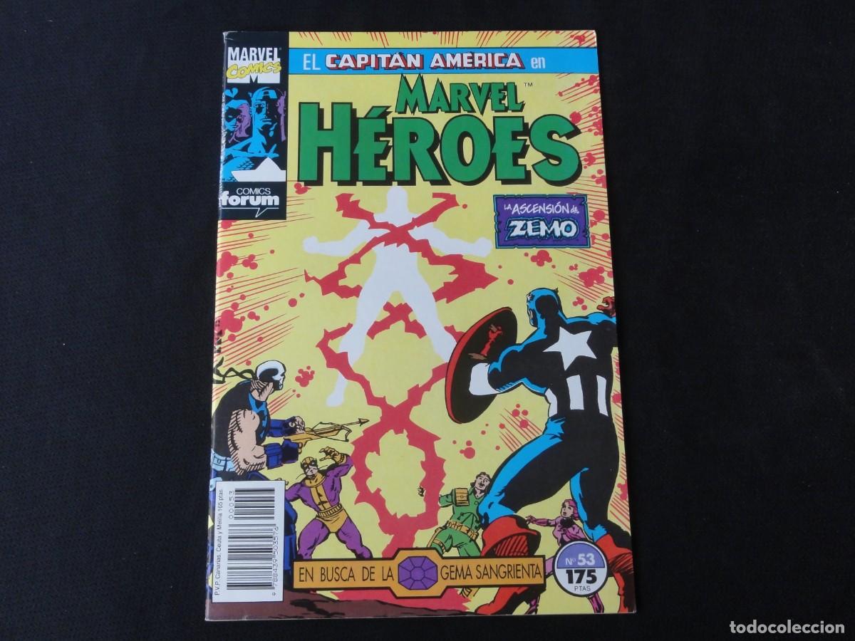 C&oacute;mics: MARVEL H&Eacute;ROES N&ordm; 53. A&Ntilde;O 1987-1993. MARVEL COMICS FORUM. C-13B - Foto 1