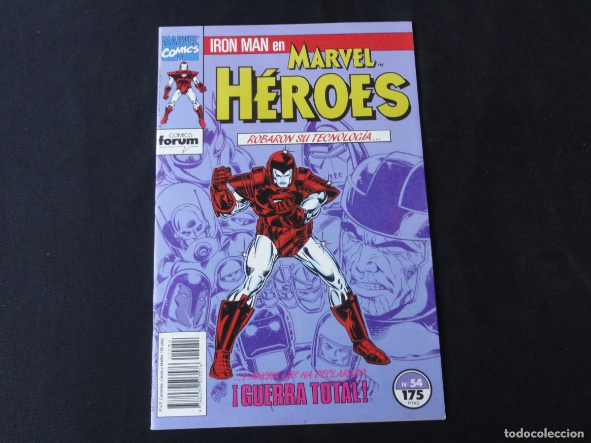 C&oacute;mics: MARVEL H&Eacute;ROES N&ordm; 54. A&Ntilde;O 1987-1993. MARVEL COMICS FORUM. C-13B - Foto 1