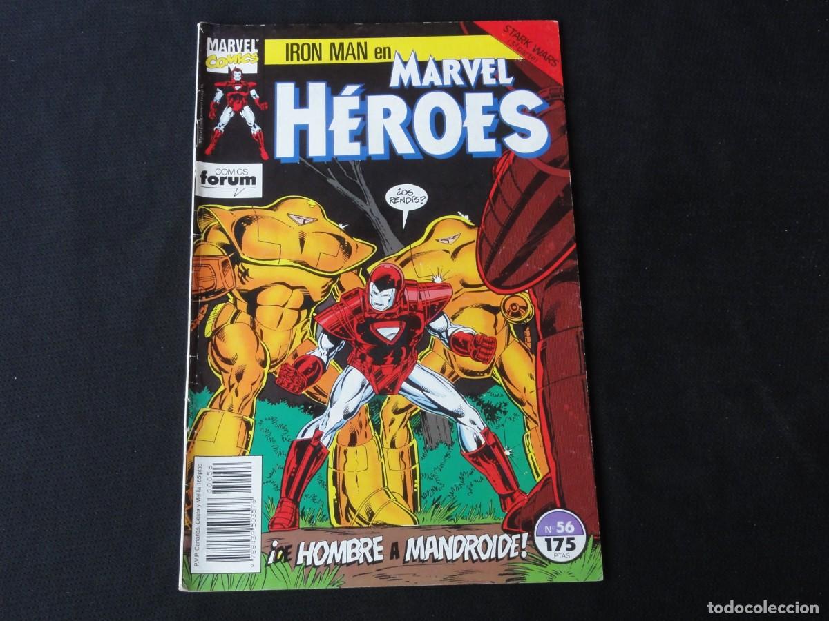 C&oacute;mics: MARVEL H&Eacute;ROES N&ordm; 56. A&Ntilde;O 1987-1993. MARVEL COMICS FORUM. C-13B - Foto 1