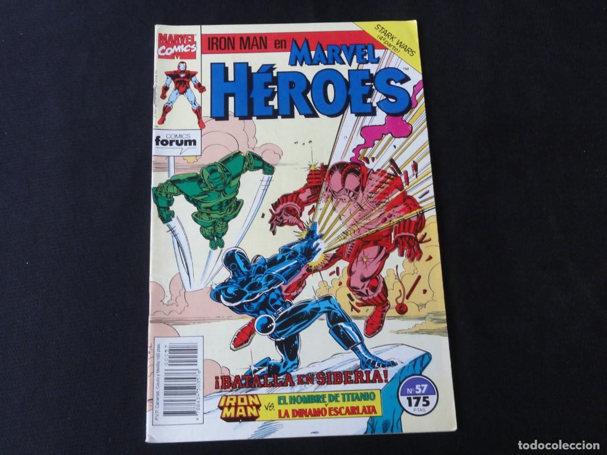 C&oacute;mics: MARVEL H&Eacute;ROES N&ordm; 57. A&Ntilde;O 1987-1993. MARVEL COMICS FORUM. C-13B - Foto 1