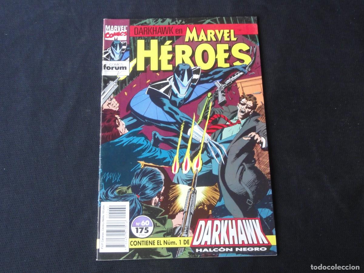 C&oacute;mics: MARVEL H&Eacute;ROES N&ordm; 60. A&Ntilde;O 1987-1993. MARVEL COMICS FORUM. C-13B - Foto 1