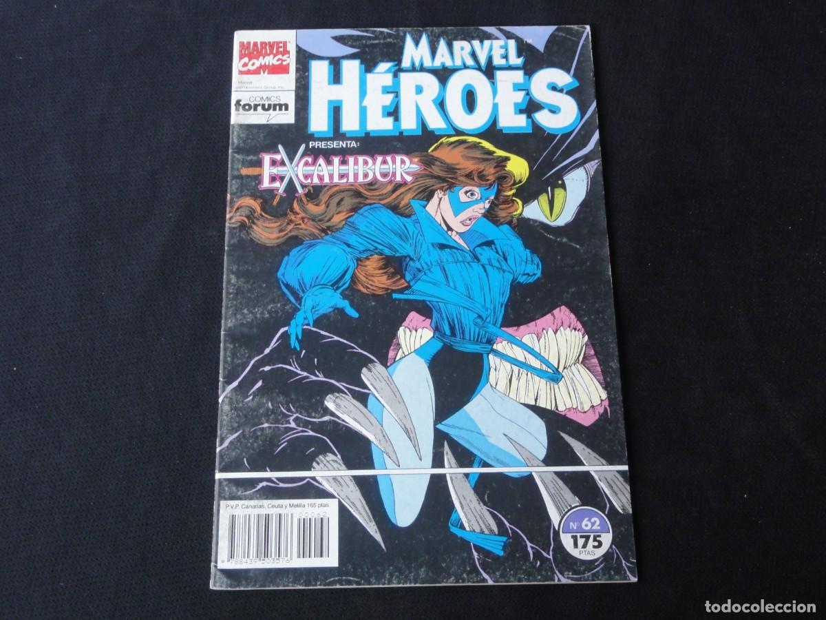 C&oacute;mics: MARVEL H&Eacute;ROES N&ordm; 62. A&Ntilde;O 1987-1993. MARVEL COMICS FORUM. C-13B - Foto 1