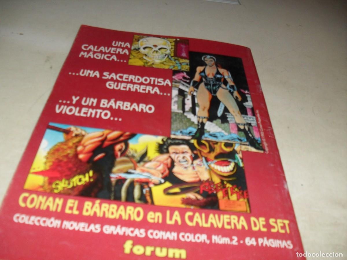 C&oacute;mics: CONAN EL AVENTURERO N&ordm; 8 N&ordm; EXTRA,CON COMPLEMENTOS,DE ROY THOMAS,DE 14.FORUM,1994 - Foto 2