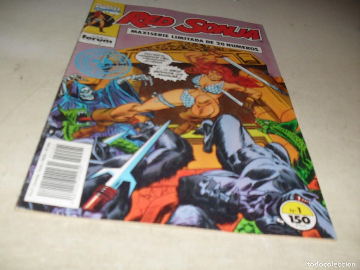 C&oacute;mics: RED SONJA N&ordm; 1,EL PRIMERO,CON THONGOR DE COMPLEMENTO,DE 20.FORUM,1992 - Foto 1