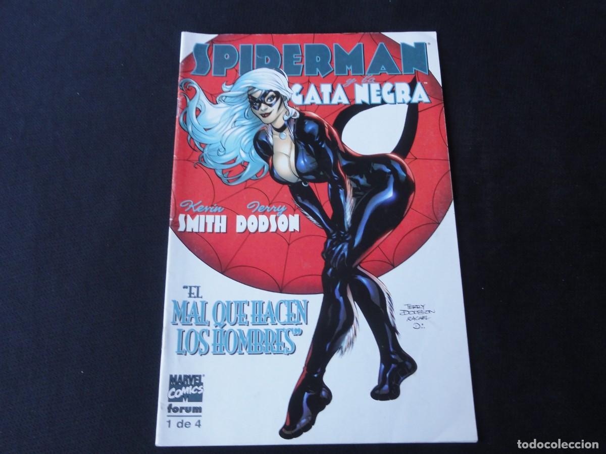 C&oacute;mics: SPIDERMAN Y LA GATA NEGRA COMPLETA 3 N&ordm;. A&Ntilde;O 2003. MARVEL COMICS FORUM. C-13B - Foto 1