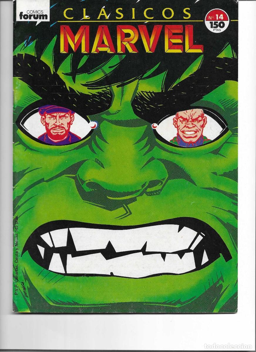 C&oacute;mics: CLASICOS MARVEL N&ordm; 14 - FORUM / MARVEL - THOMAS / TRIMPE (1989) - Foto 1
