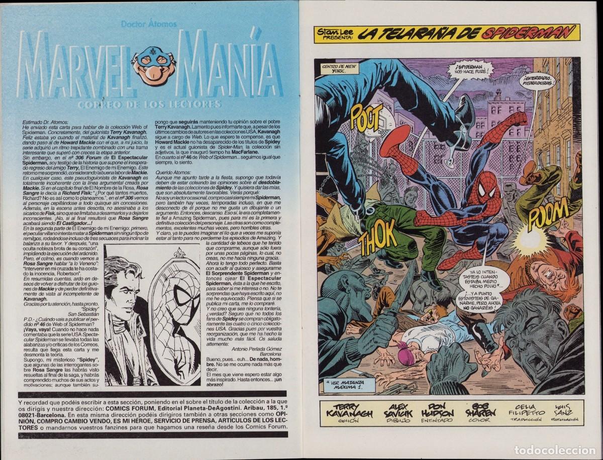 C&oacute;mics: Spiderman Vol. 1 N&ordm; 311 Comics Forum 1994 - Foto 4