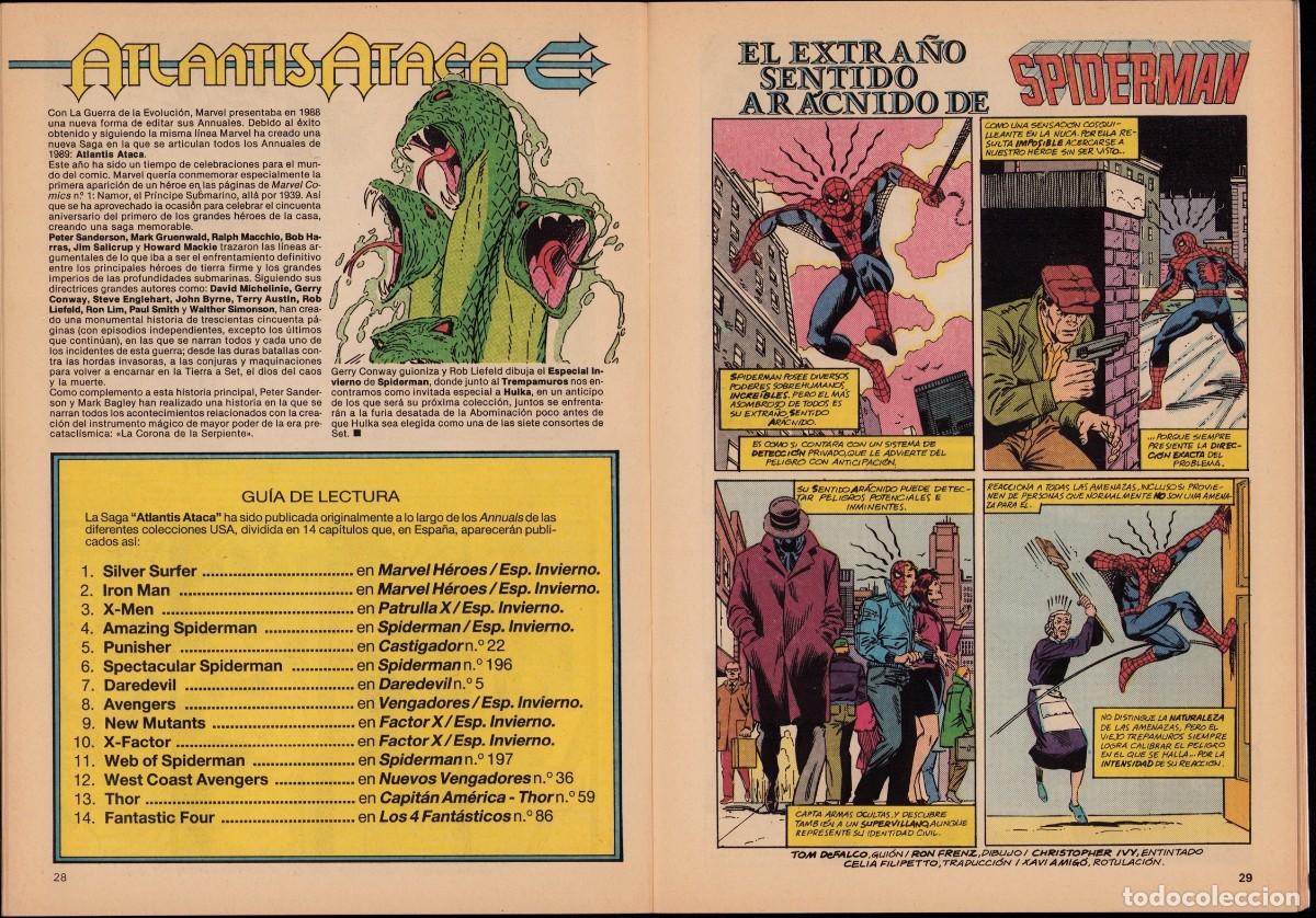 C&oacute;mics: Spiderman Vol. 1 Especial Invierno - Comics Forum 1989 - Foto 3