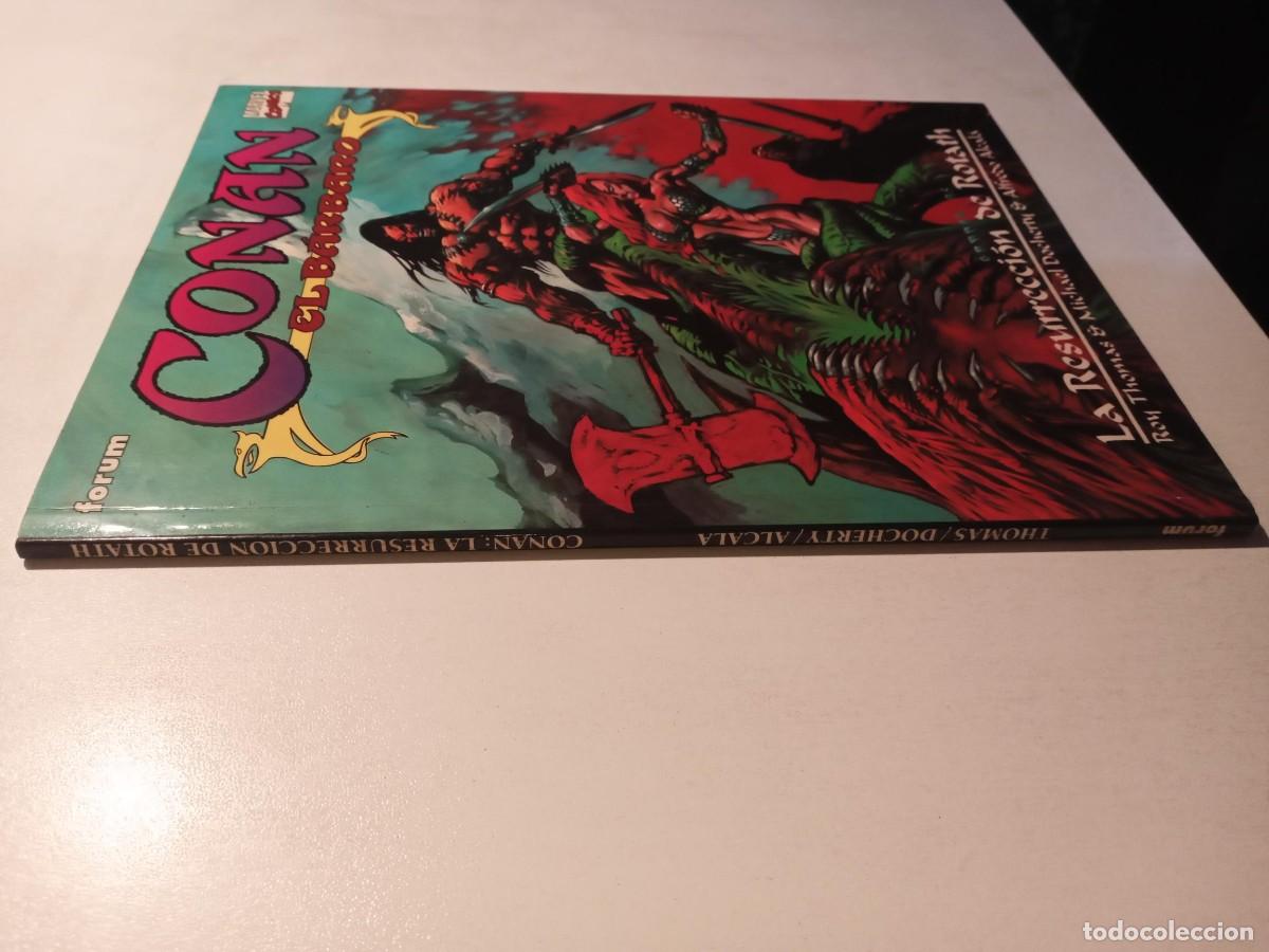 C&oacute;mics: CONAN EL BARBARO LA RESURRECCION DE ROTATH - FORUM / MARVEL COMICS 1995 - ROY THOMAS - Foto 2