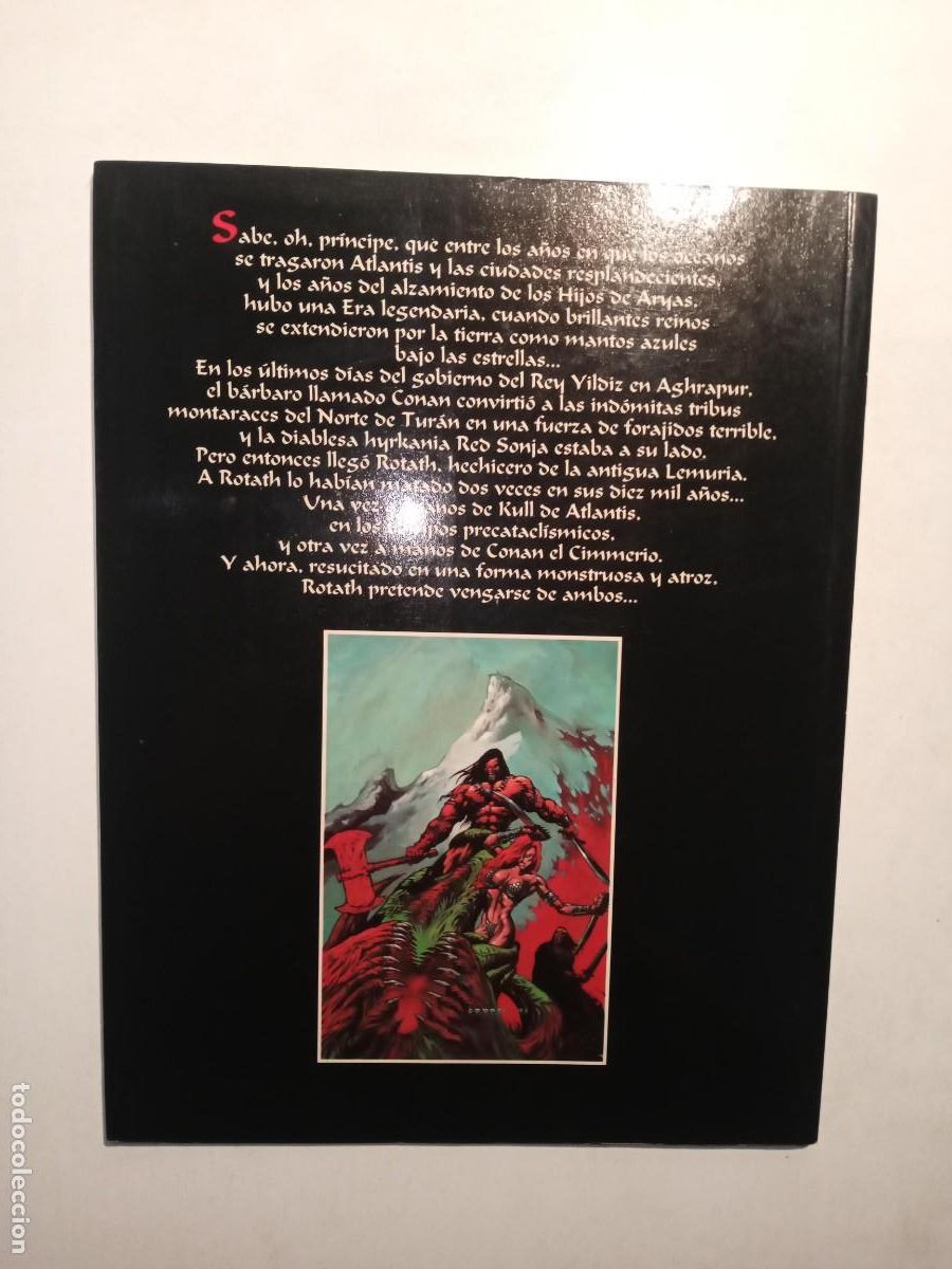 C&oacute;mics: CONAN EL BARBARO LA RESURRECCION DE ROTATH - FORUM / MARVEL COMICS 1995 - ROY THOMAS - Foto 3