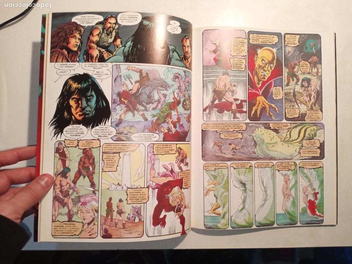 C&oacute;mics: CONAN EL BARBARO LA RESURRECCION DE ROTATH - FORUM / MARVEL COMICS 1995 - ROY THOMAS - Foto 5