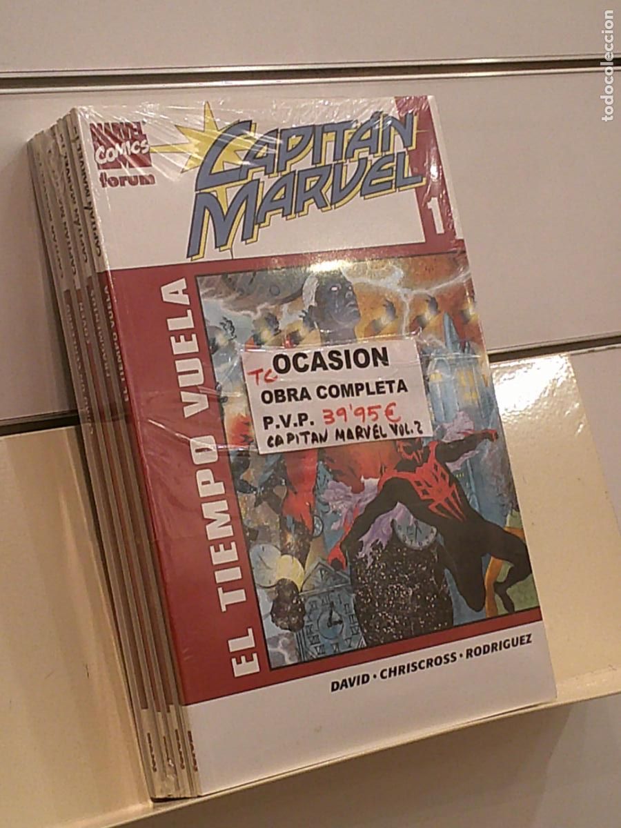 C&oacute;mics: CAPITAN MARVEL VOL. 2 COMPLETA 8 TOMOS MARVEL - FORUM OCASION - Foto 1