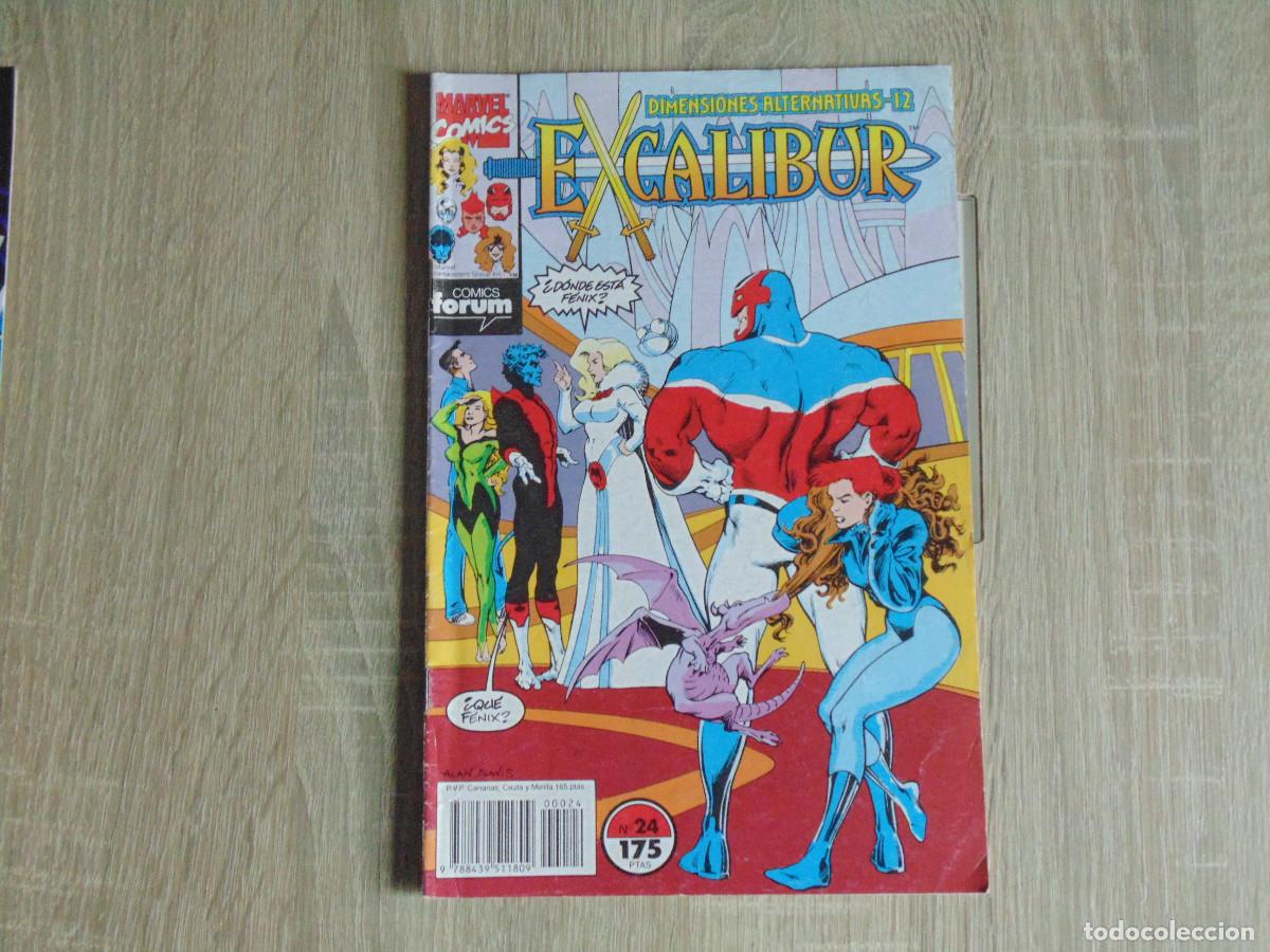 C&oacute;mics: Excalibur Vol-1 n&ordm; 24. 1991. Marvel / Forum. - Foto 1