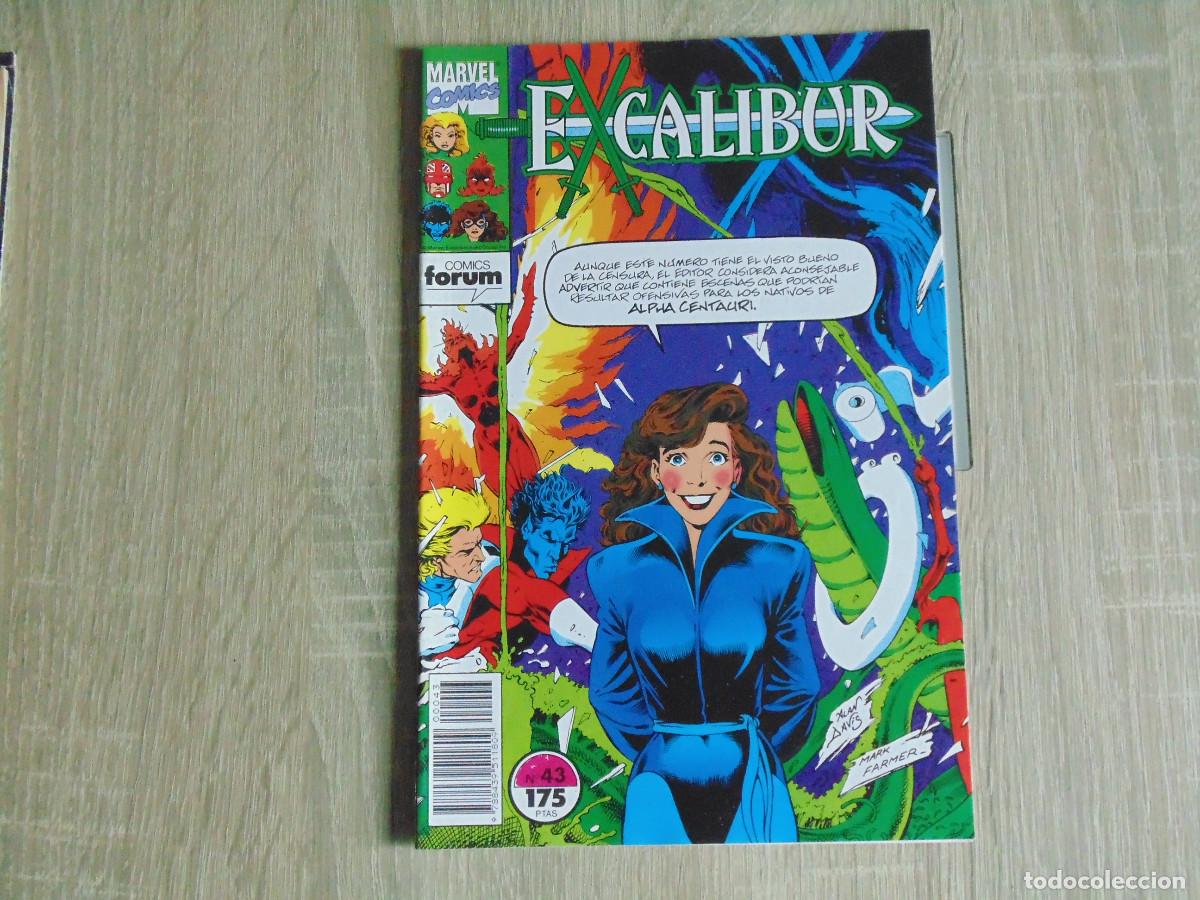 C&oacute;mics: Excalibur Vol-1 n&ordm; 43. 1992. Marvel / Forum. - Foto 1