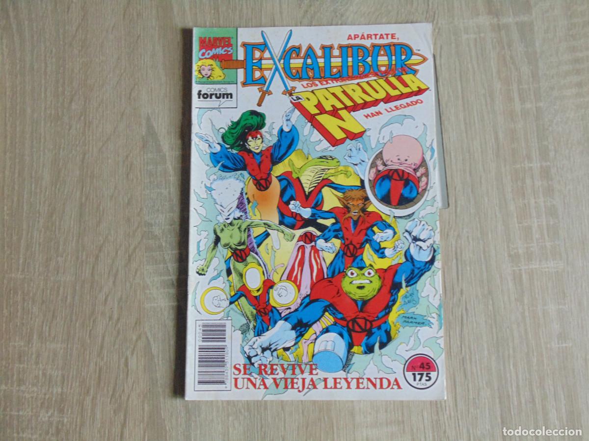 C&oacute;mics: Excalibur Vol-1 n&ordm; 45. 1992. Marvel / Forum. - Foto 1