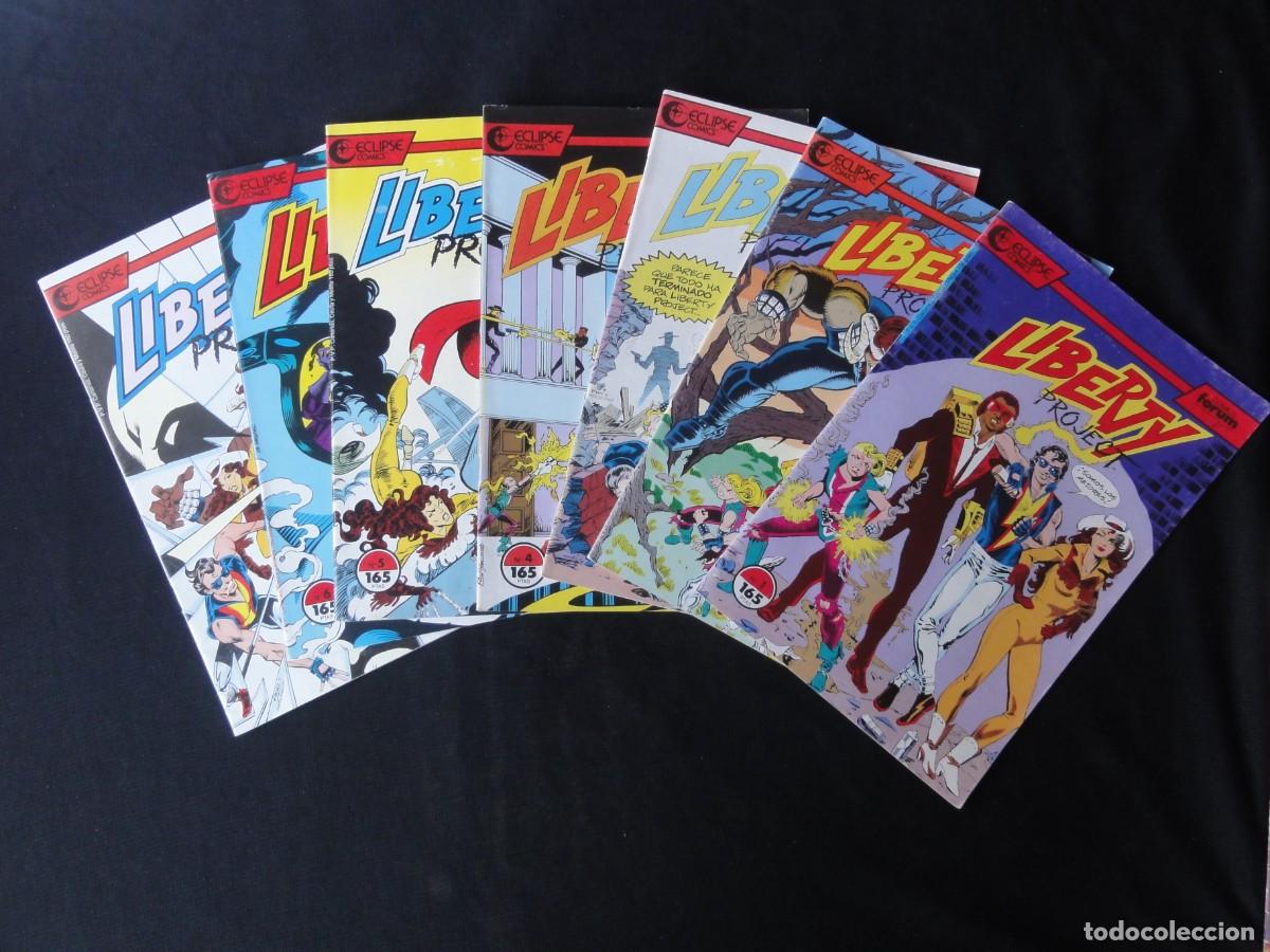 C&oacute;mics: LIBERTY PROJECT COMPLETA 7 N&ordm;. A&Ntilde;O 1990. ECLIPSE COMICS FORUM. C-14B - Foto 1