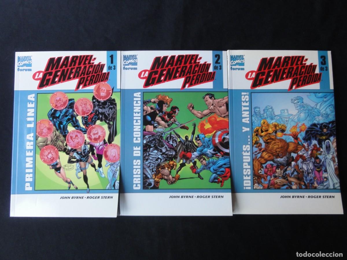 C&oacute;mics: MARVEL. LA GENERACI&Oacute;N PERDIDA. COMPLETA. 3 N&ordm;. A&Ntilde;O 2003. MARVEL COMICS FORUM. C-14B - Foto 1
