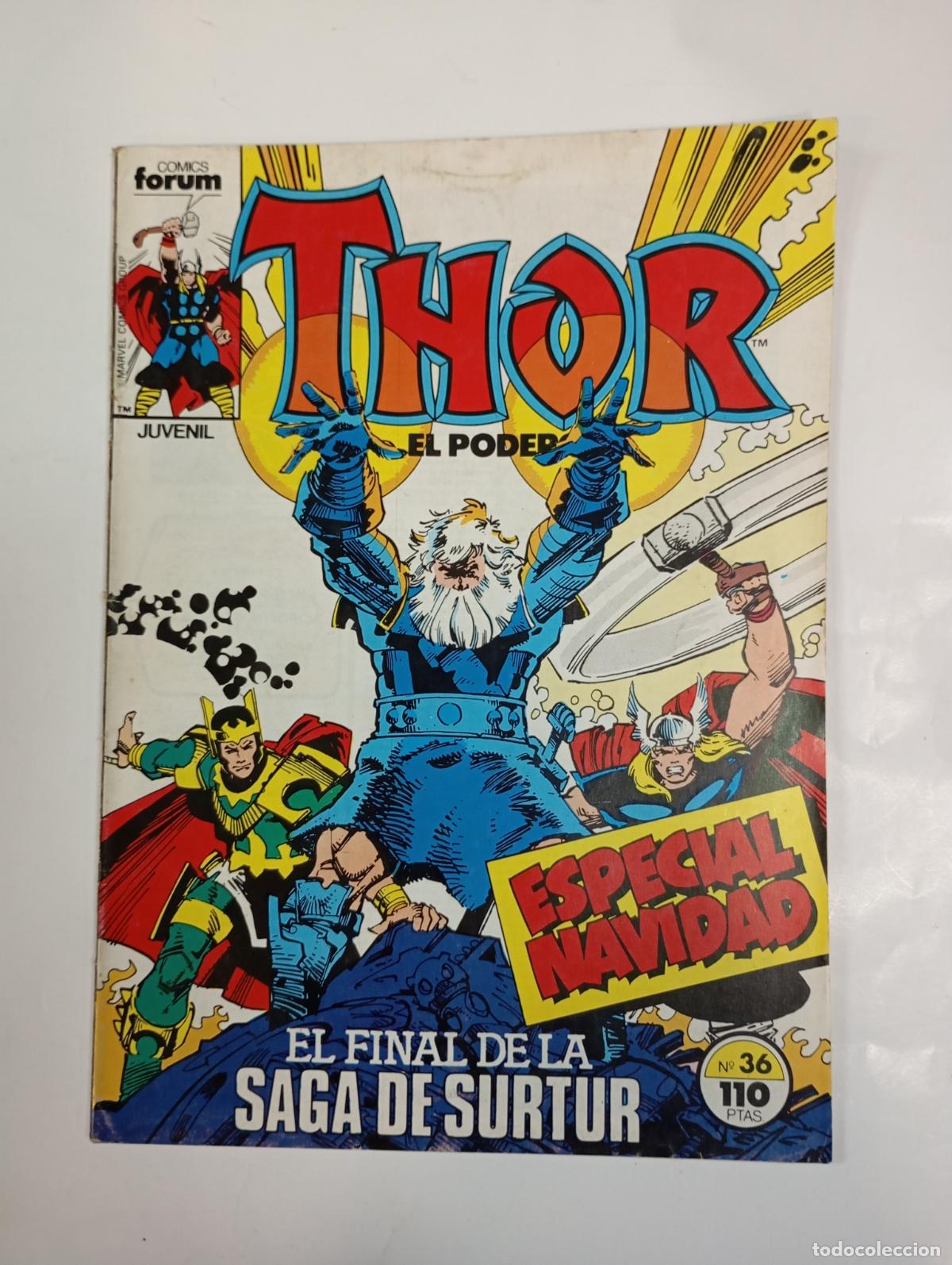 C&oacute;mics: THOR EL PODEROSO N&ordm; 36. MARVEL COMICS FORUM. TDKC41 - Foto 1