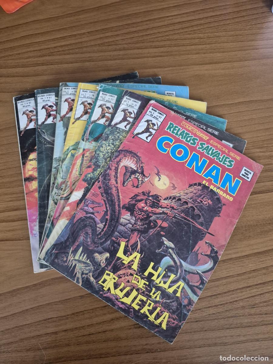 C&oacute;mics: Lote comics - Conan Relatos Salvajes 1976 - Foto 1
