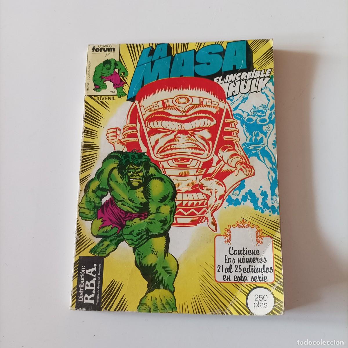 C&oacute;mics: Comic. C&oacute;mics Forum. La masa el increible HULK N&ordf; 21 A&Ntilde;O 1983 - Foto 1