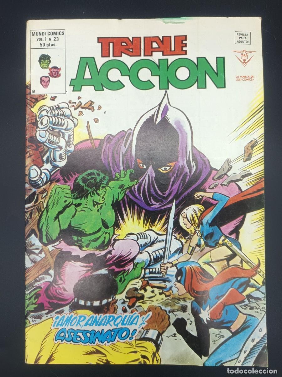 C&oacute;mics: TRIPLE ACCION MUNDI COMICS N.23 - Foto 1