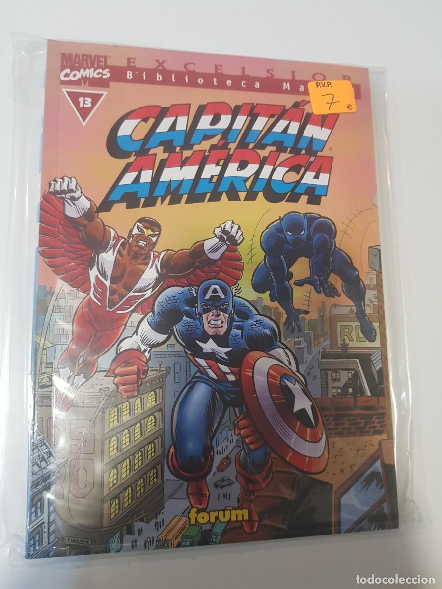 C&oacute;mics: Comic EXCELSIOR Biblioteca Marvel Capitan America N&ordm; 13 - Foto 1