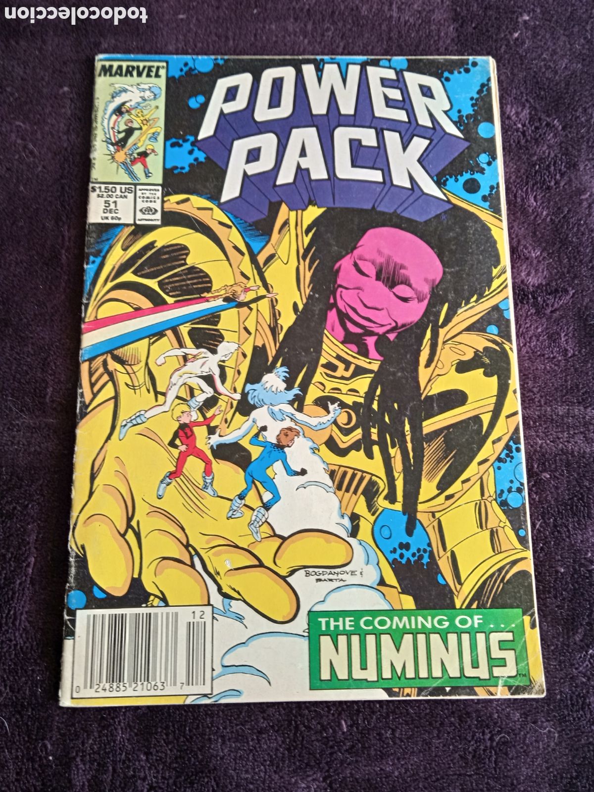 C&oacute;mics: POWER PACK VOL. 1 N&ordm; 51 - COMICS USA -Marvel Comics A&Ntilde;O 1989 - Foto 1
